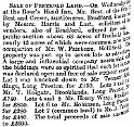 Property and Land Sales  1877-06-09 CH